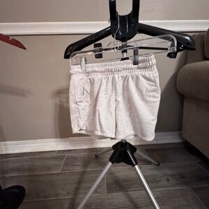 Cream and Rainbow Dot Soft Shorts